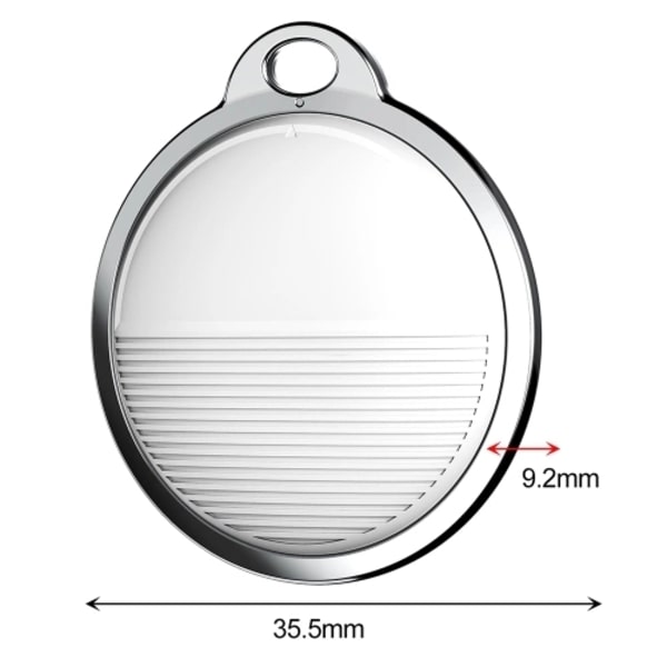 SafeTrak Elite - Apple MFi-certificeret Tracker til iPhone White