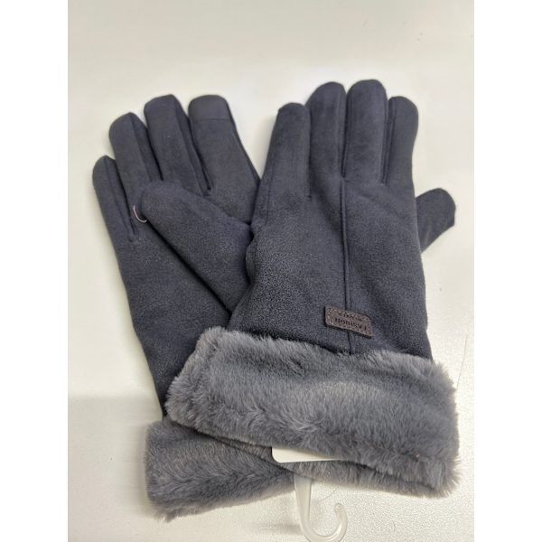 Damhandskar med Touchscreen Teknik Grey one size