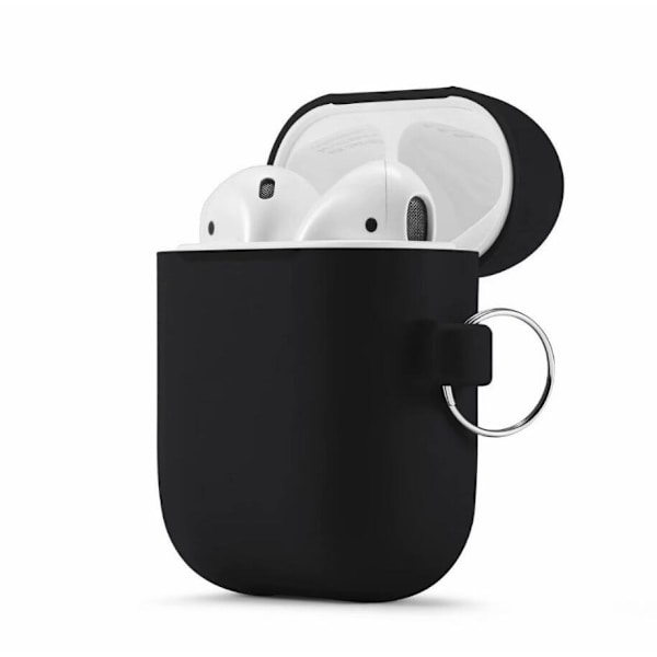 Silikonbeskyttelse for AirPods 1 og 2-serien Black one size