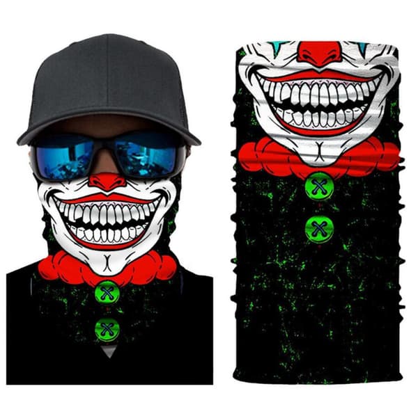 2-Pack Multifunktionella Bandanas - Skydd och Stil Svart one size