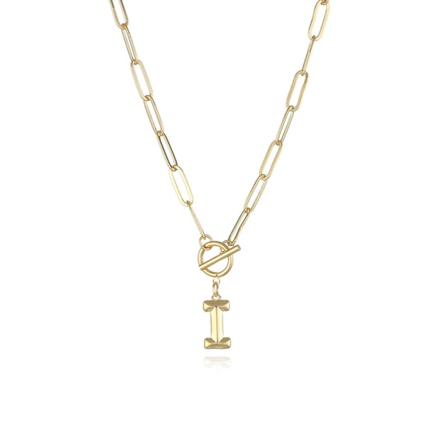 Ketju kirjaimella A-Z Gold one size