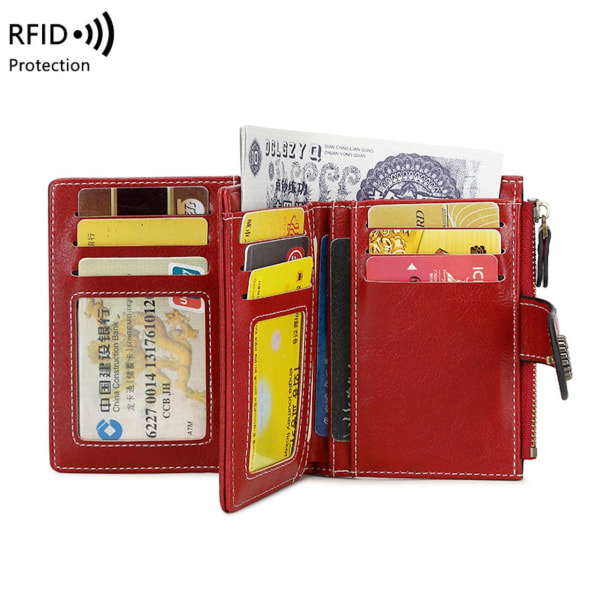 RFID-korttilompakko naisille Black one size