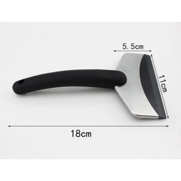 Ergonomisk utformet bilisskraper Black one size