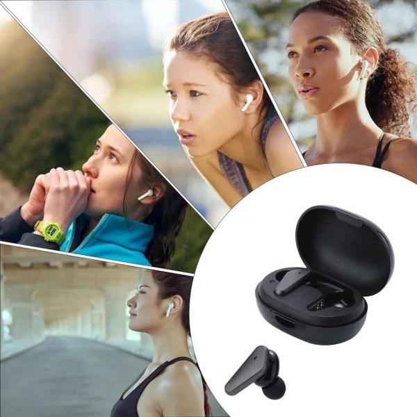 Bluetooth vandtætte trådløse TWS touch hovedtelefoner H580 Black one size