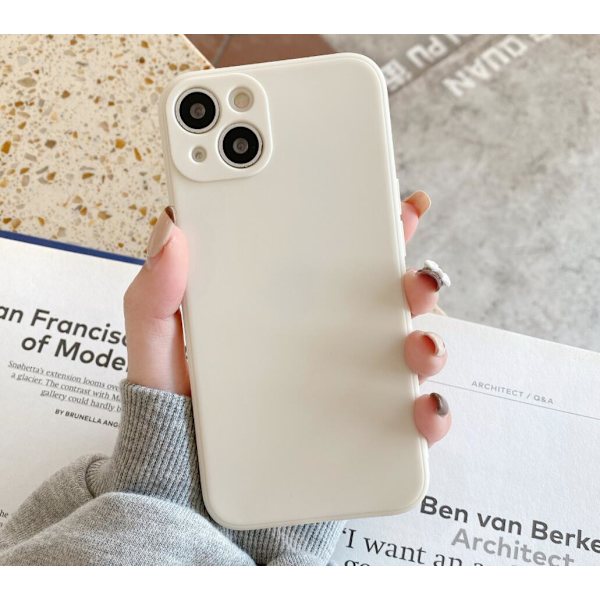 Silikone cover til iPhone 12 White one size