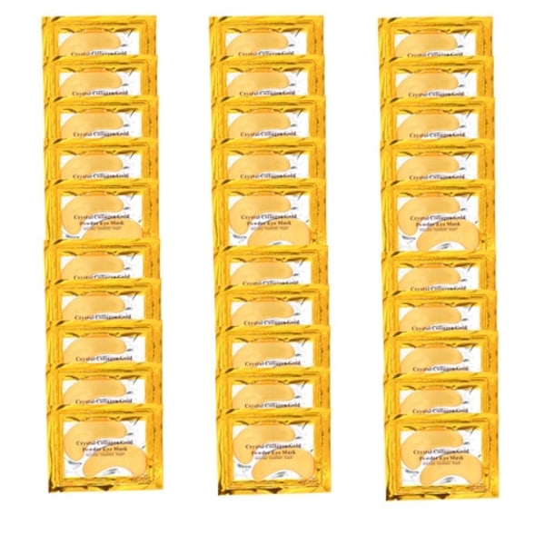 Crystal Collagen Gold Øjenmaske – 5 til 60 stk. 5-pack