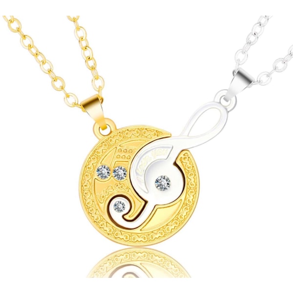 Vennskapskjede "Music Note" - Elegant og unikt design Gold one size