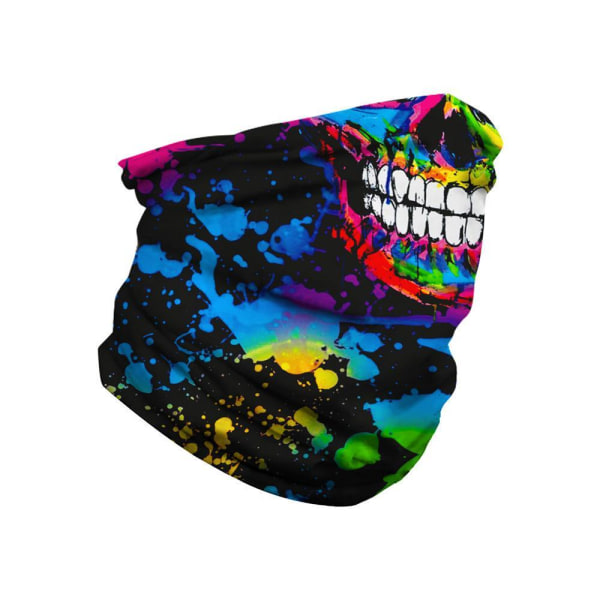 Skull Bandana - Snygg Multifunktionell Scarf multifärg one size