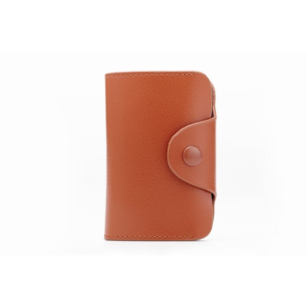 RFID korthållare äkta läder - i 4 färger Brun one size