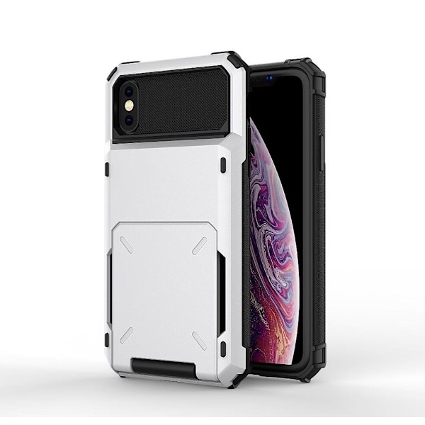 Stødsikker robust cover til Iphone Xs Max White