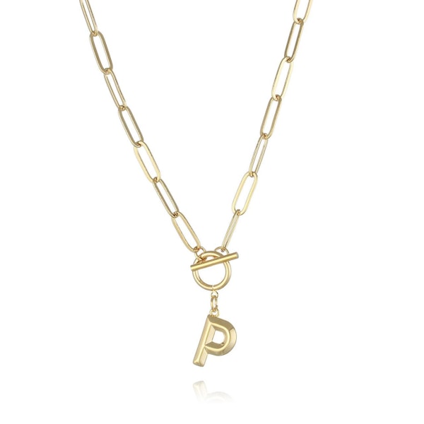 Ketju kirjaimella A-Z Gold one size