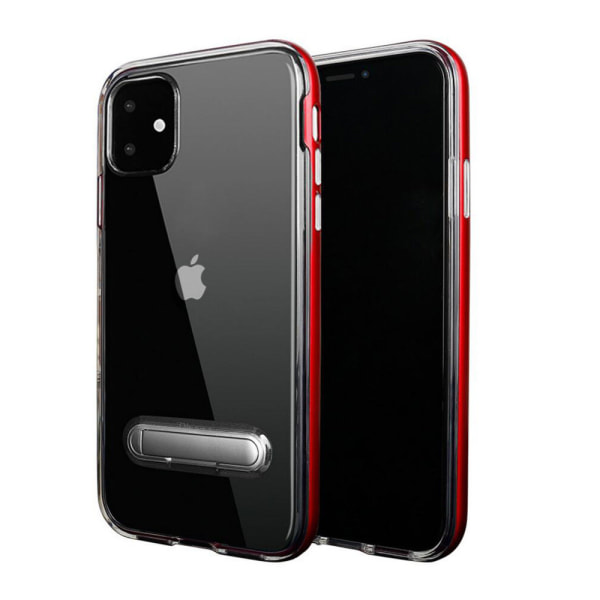 TPU case puhelintelineellä + kaksi näytönsuojaa iPhone 11 Pro Black