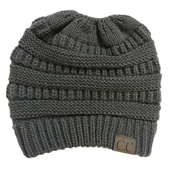 Strikket hat fra CC Black one size