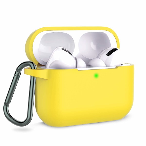 Silikoninen Suojakotelo AirPods Prolle Yellow one size