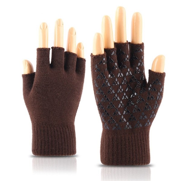 Fingerløse handsker - iWarm Dark brown one size