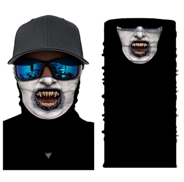 2-Pack Multifunktionella Bandanas - Skydd och Stil Svart one size