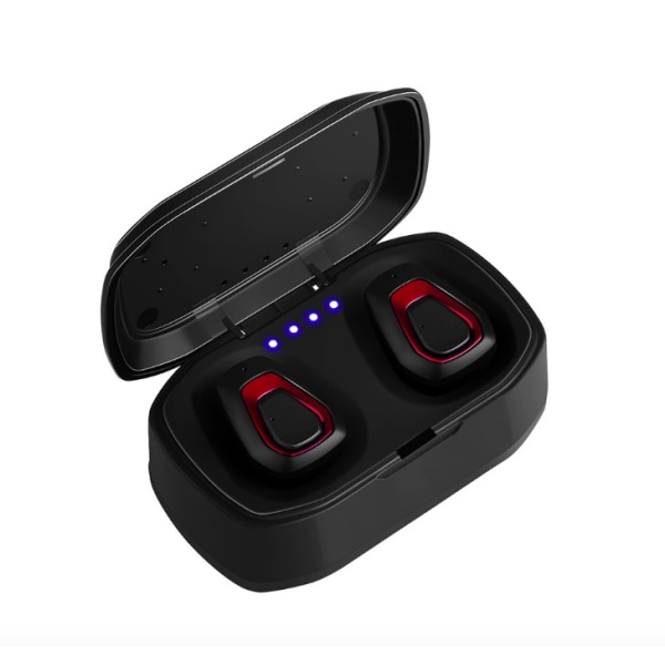Premium TWS Dual Ear Bluetooth 4.2 Høretelefoner Red