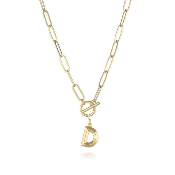 Ketju kirjaimella A-Z Gold one size