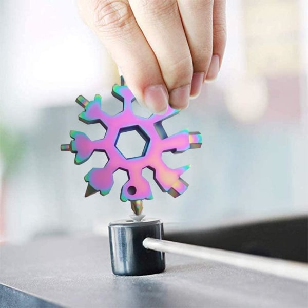 18-i-1 Snowflake multi-tool Multicolor one size