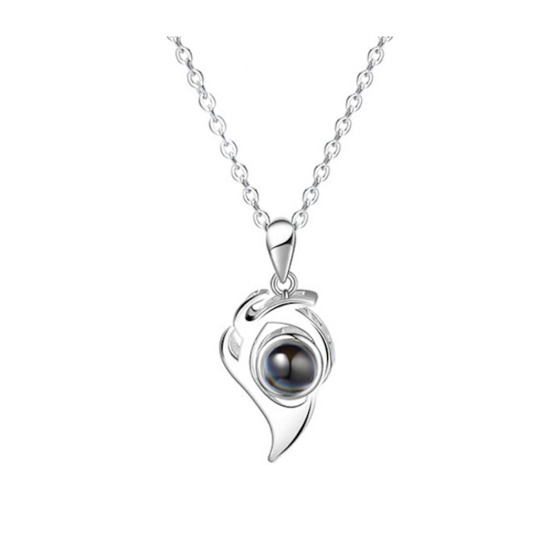Ystävyyskaulakoru "Eye of the heart" - Tyylikäs ja trendikäs Black one size