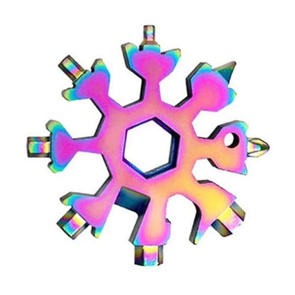 18-i-1 Snowflake multi-tool Multicolor one size