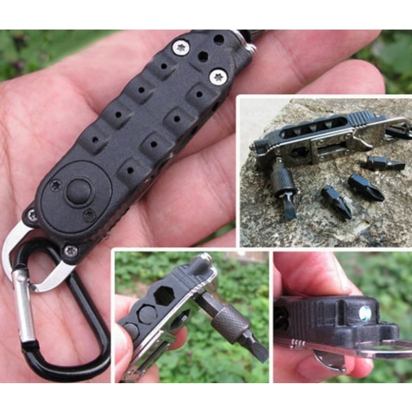 Multifunction tool 9 in 1 Black one size