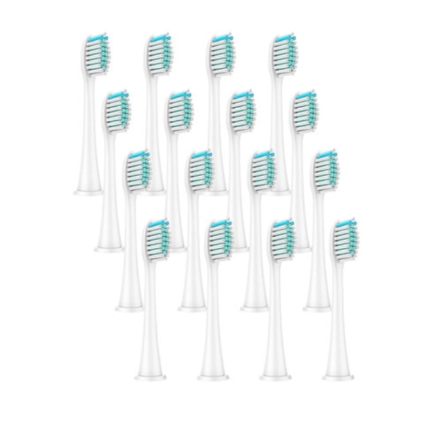 16-Pakke Udskiftningshoveder til Philips Sonicare Serierne 3, 6, 9 Black