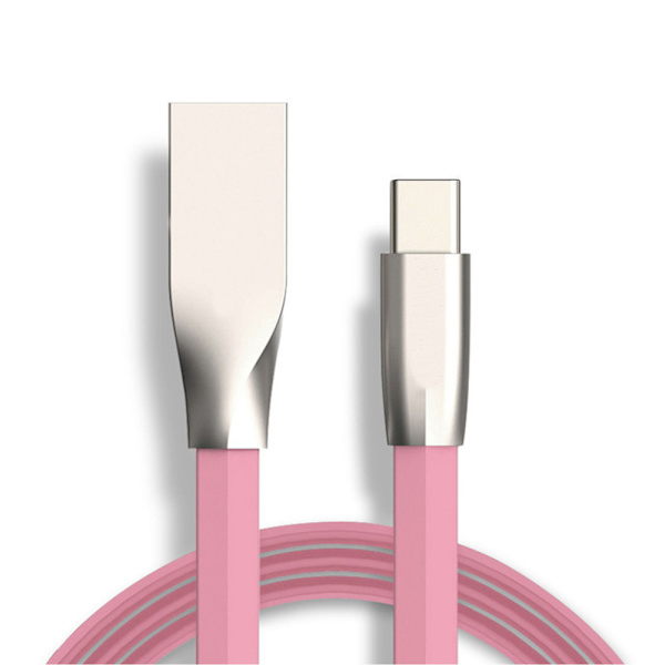 Sotkeutumaton USB-C-kaapeli sinkkiliittimellä-Murtumaton kaapeli Black one size