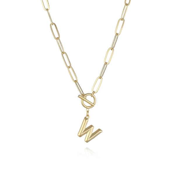 Ketju kirjaimella A-Z Gold one size