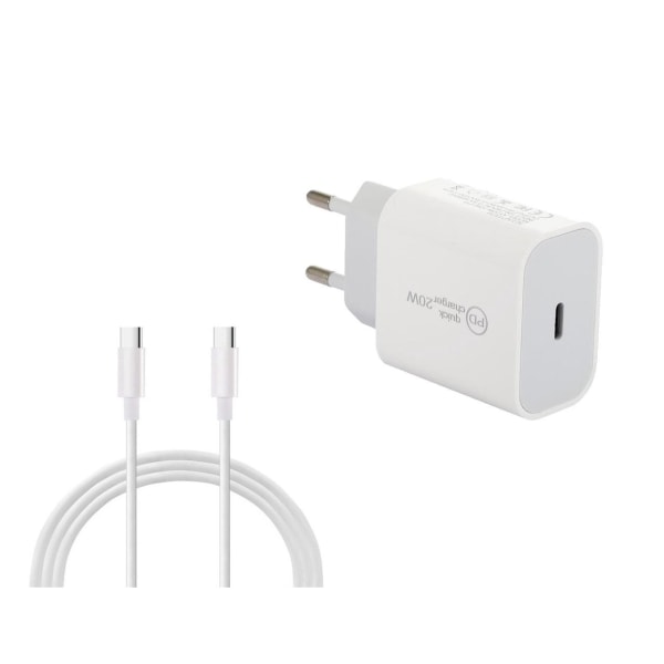 Laturi 20W USB-kaapelilla tai DP-kaapelilla (lightning) White one size