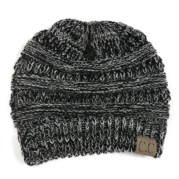 Strikket hat fra CC Black one size