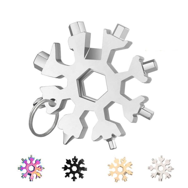 18-i-1 Snowflake multi-tool Multicolor one size