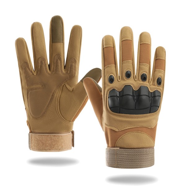Robusta Fullfingerhandskar: Militärstil för Alla Utmaningar! Khaki L