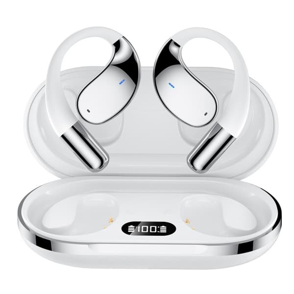 TWS Earbuds med AI-Översättning & 60H Batteritid Svart