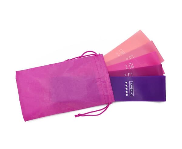 Träningsband 5-pack multifärg one size