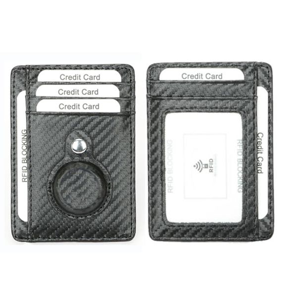Karbon AirTag Lompakko Black one size