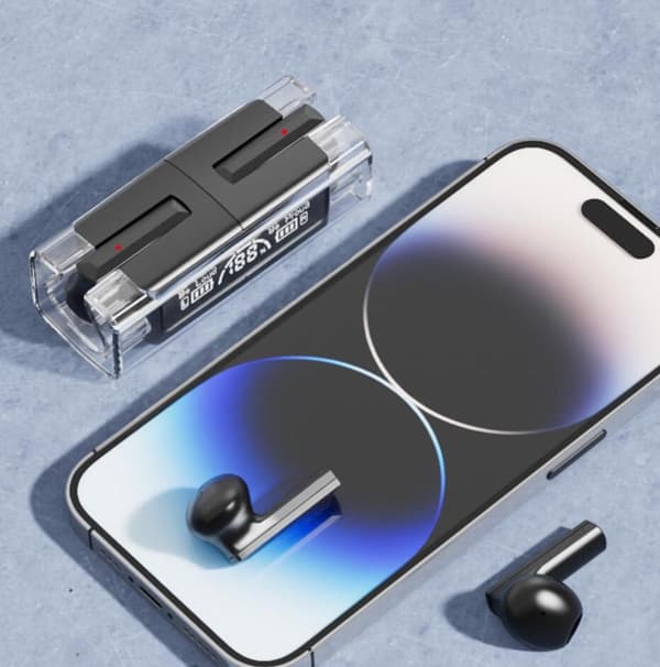 Iskristall™ Bluetooth Hörlurar Svart one size