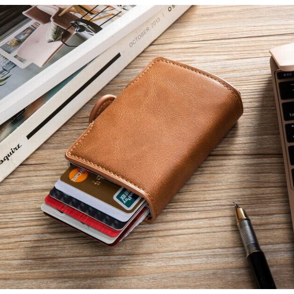 Automatic card holder Black one size
