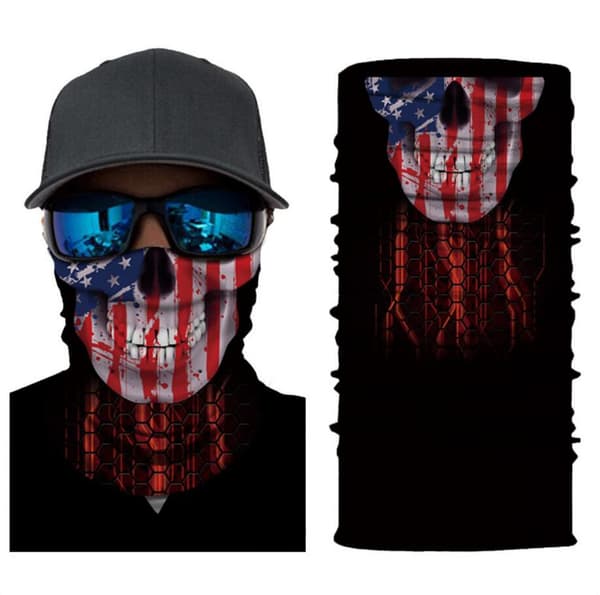 2-pakke Multifunksjonelle Bandanaer - Beskyttelse og Stil Black one size