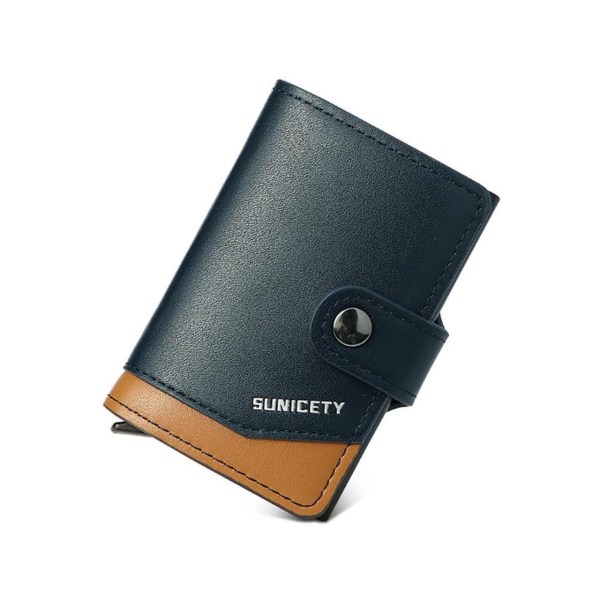 SUNICETY RFID-sikker pung i PU-læder Black one size