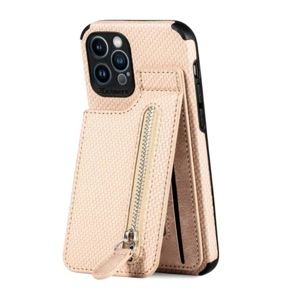 iPhone Skal med MagSafe Korthållare och Myntfack Khaki Iphone 14