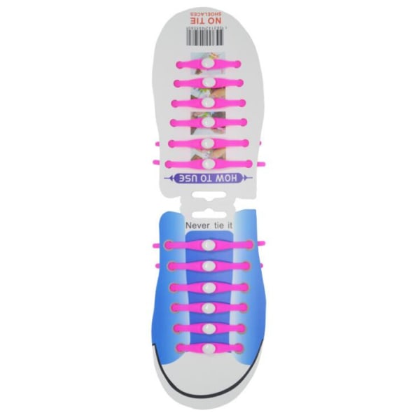 Smart skosnøre i silikon Pink one size