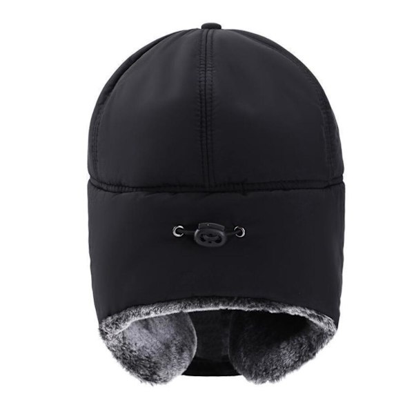 Hatt med maske Grey one size