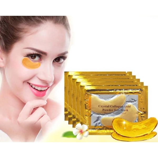 Crystal Collagen Gold øyemaske 5-pakning Gold one size