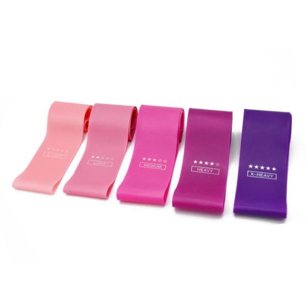 Exercise band 5-pack Multicolor one size