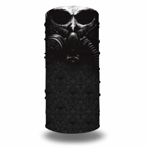 Skull Bandana - Stilig Multifunksjonelt Skjerf Black one size
