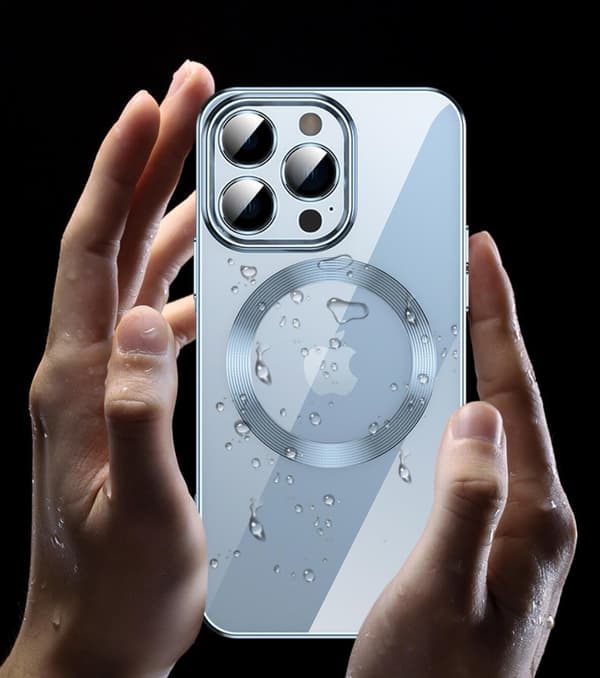 Electro MagSafe matkapuhelinkotelo - hopea Silver one size
