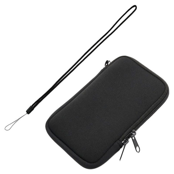Universel Neopren Mobilpung - Beskyttende Sort Etui Black