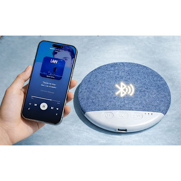 Bluetooth Sovehøjttaler med White Noise & Timer Grey