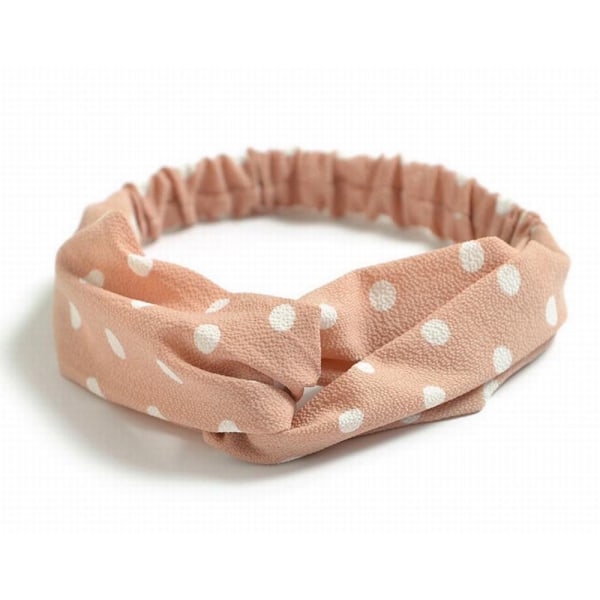 Elastinen Hiuspanta Twist Solmulla - Tyylikäs ja Mukava Pink one size